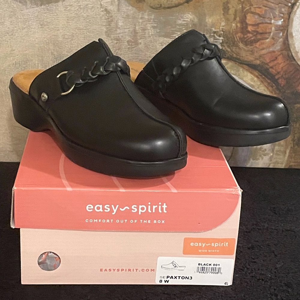 Easy Spirit Black Wide Width Footwear - Picture 5 of 6